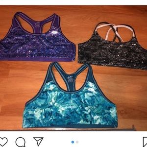 3 Champion Sports Bras